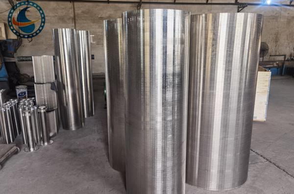 Ss 316l Wedge Wire Screen Basket Diameter 915mm Vee Profile