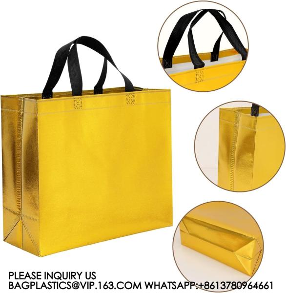Colorful Gift Bags With Tissues – 9PCS Reusable Gift Bags Medium Size - Perfect As Goodie Bags, Birthday Gift Bag