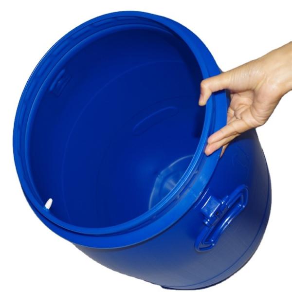 120L HDPE Drums Plastic Big Mouth Hdpe Barrel With Lid Chemical Waste Liquid Bucket