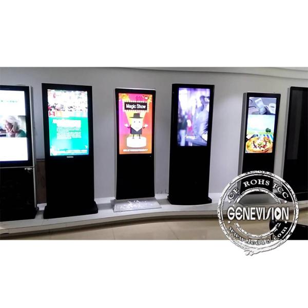 55 Inch Touch Screen Wifi Digital Signage IPhone Style Android 7.1 Advertising Kiosk