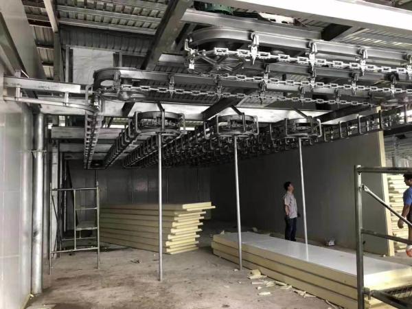 500 Tons Cold Room Freezer Room for Butcher Shop Freon Refrigerant and Direct Cooling