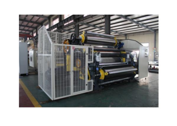 Cassette Type Corrugated Cardboard Machine , Width 2200mm Carton Box Making Machine