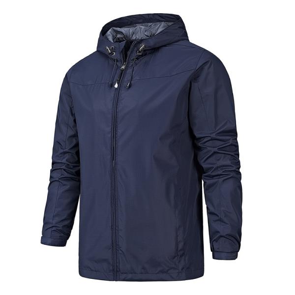 Custom Logo Blank Waterproof Windbreaker Jackets Plus Size Men's Tracksuit Jacket XMAMLON