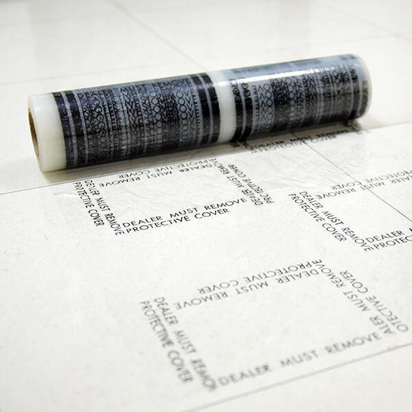 Anti UV Aging Adhesive PE Protective Film For Window Glass  And Profile Length 100M - 1500M