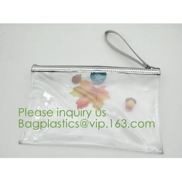 Zipper Pvc Zipper Bags For Make-up Brushes Sets,Eco Friendly clear plastic EVA PVC black zipper Cosmetic Bag eco frinedl