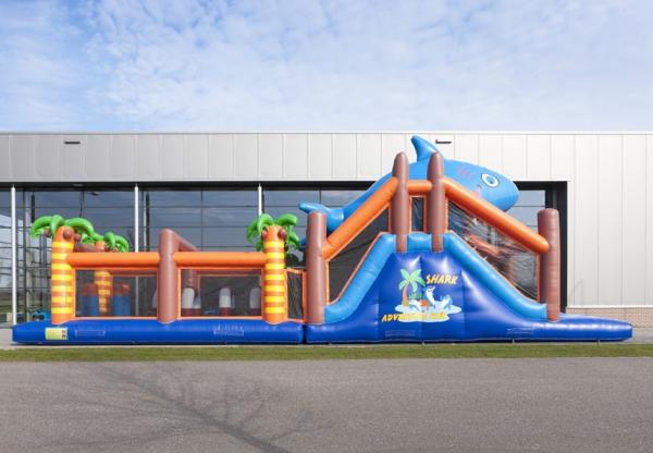 Aventura impermeável curso inflável corrido 17.5*3.8*5m de Obstcale