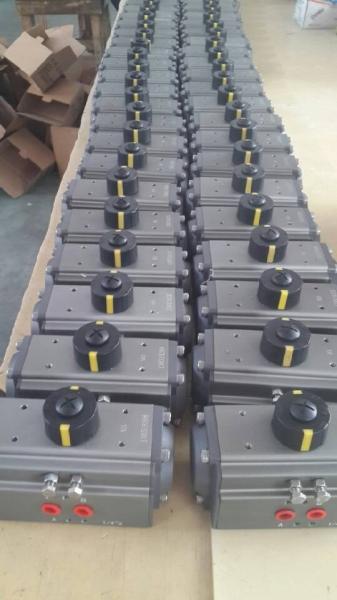 AT Series Pneumatic Rotary Actuator Double Acting Rack And Pinion Design
