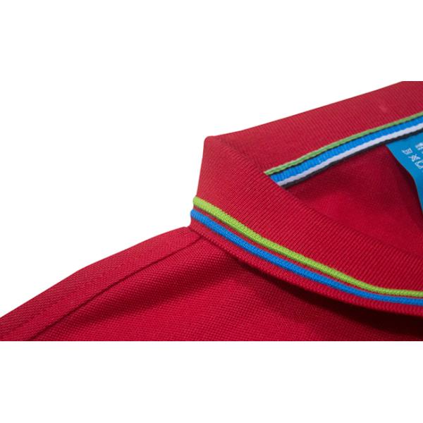 Summer Men's Cotton Polo Shirts Two - Ply Slim Fit Silk Meah , Screen Printing