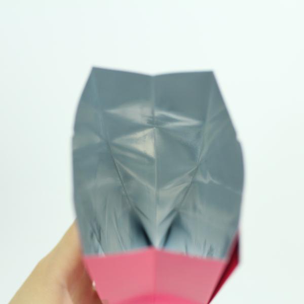 Customized Design Aluminum Foil Snack Packaging Bags Side Gusset