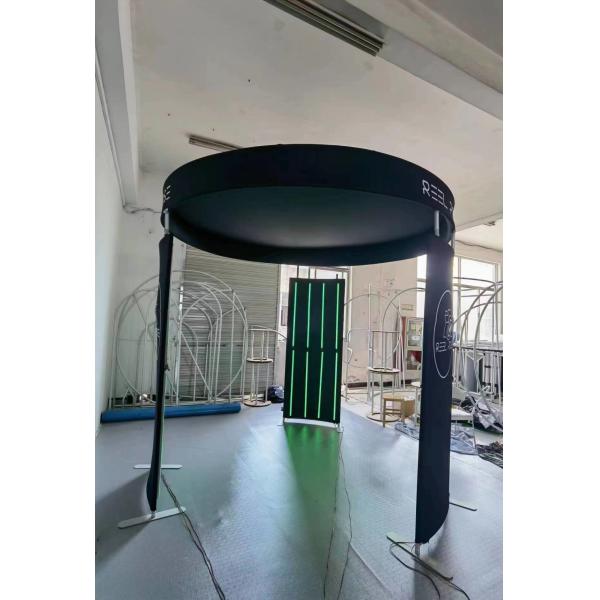 Aluminum Tension Fabric 360 Photo Booth Backdrop For Wedding