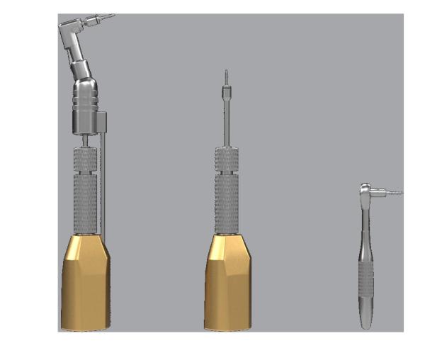 Titanium Alloy Orthodontic Tools Dental Handle Of Mini Screws