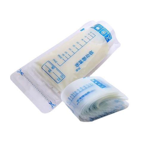 Breast Milk Storage Bags stand up Triple Zipper Plastic bag moisture proof