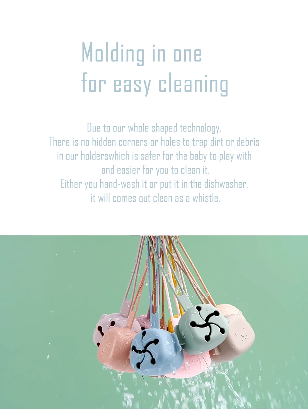 Puppy Shaped BPA Free Food Grade Silicone Dummy Case Suitable For Dishwasher