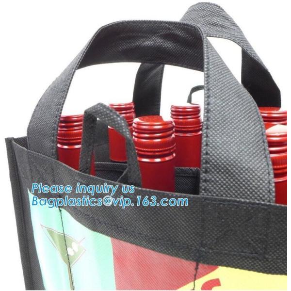 Custom Printed Cheap Shopping Packaging Bag Folded Non Woven Bag With Handle, reusable shopping PP non woven bag at chea