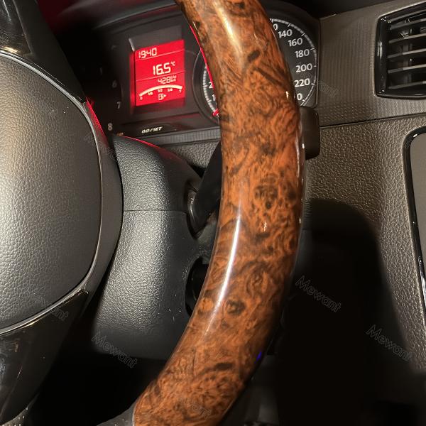 Hand Sewing Steering Wheel Cover Wrap for Golf 7 Sportsvan SV Polo 5 6 Jetta UP 2013-2021