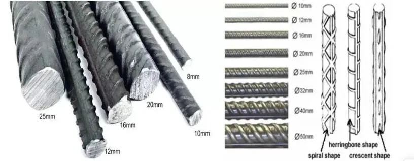 Reinforcement Steel Rebar HRB400  Deformed Bar Iron Rods for Concrete Construction