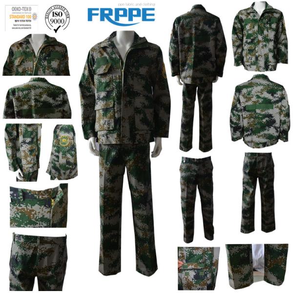 Cotton Forest Military Combat Camouflage Fire Retardant Suit