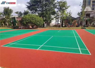 SPU Outside Basketball Court Flooring , IAAF Backyard Multi Sport Court