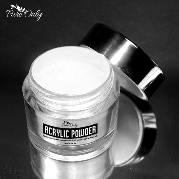 En gros poudre acrylique brillante en vrac Oem UV Soak Off poudre acrylique de couleur personnalisée 50G poudre d'ongle acrylique de couleur