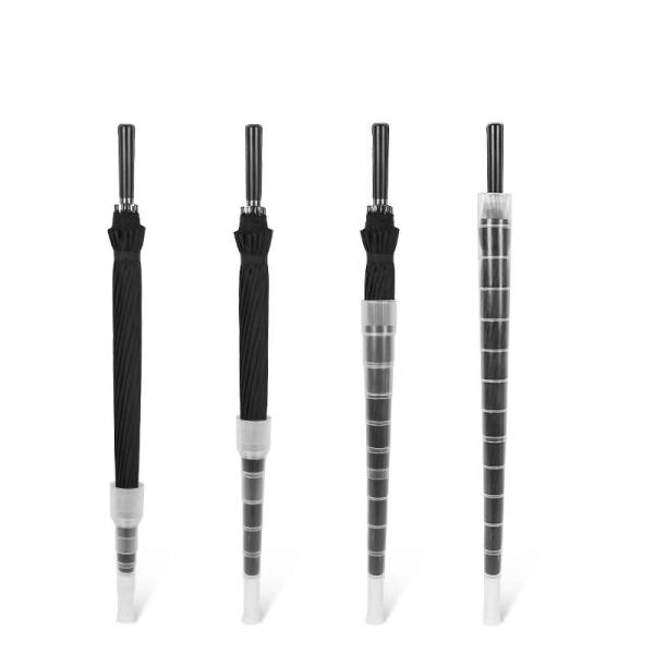 Wholesale 16ribs Strong Frame Automatic 23 inch Straight Umbrella with Waterproof Case Keeping Dry