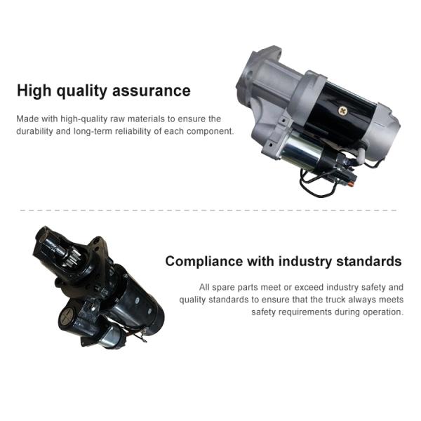 Motor de arranque C11AB-4N3181 42MT 12 dientes 24V para la maquinaria de construcción de Liugong