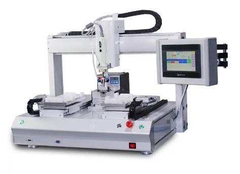 Automatic Screw Tightening Machine Two Platforms One Head Desktop Screwdriver Locking