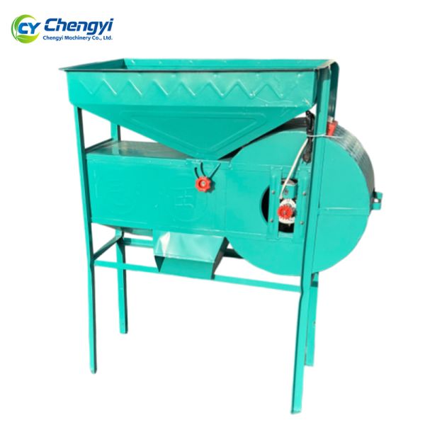 Gasoline Grain Blower Seed Cleaning Machine For Off Grid Farm Diesel Motor Use