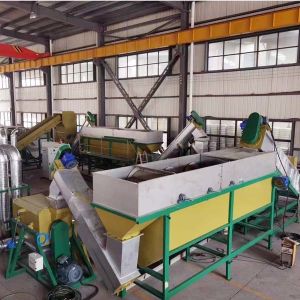 Fully Automated EPS Washing Line with 500kg per hour Capacity and Hot Washing System