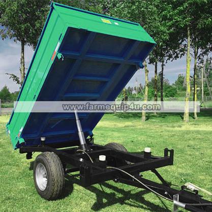 4TR3WT - 3-Way Dump Trailer Agriculture trailer with handbrake Loading capacity 4Ton