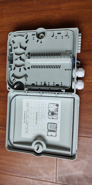 Outdoor Waterproof Fiber Optic Distribution Box FQX12F 12Cores Insertion loss ≤0.2dB