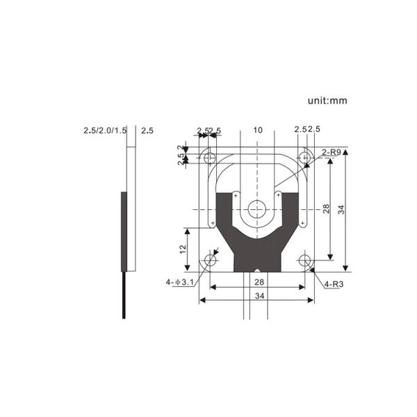 Alloy Steel Micro Load Cells Half Bridge For Force Test Equipment 10VDC