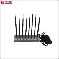 Puissant 8 antennes détecteur de bruit GPS WiFi VHF UHF téléphone portable et Wifi Blocker 80W