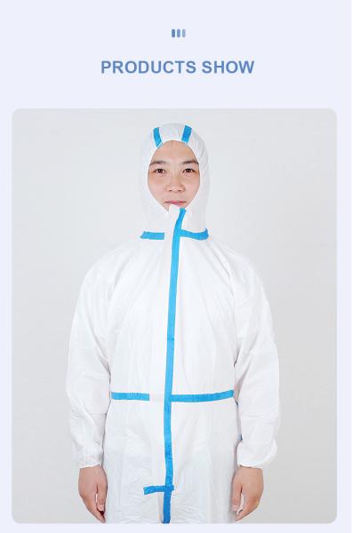 Ppe Medical Isolation Gown S-4XL Size For Work Protection