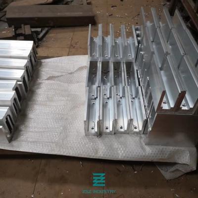 6063 Aluminum U Profile Channel , U Shaped Channel For Frameless Glass Railing