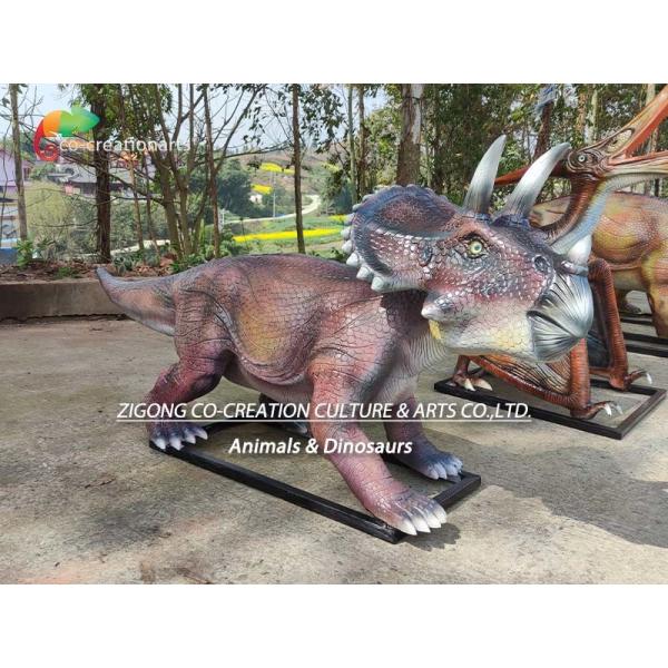 Репеллент воды трицератопса динозавра на открытом воздухе стеклоткани спортивной площадки Animatronic