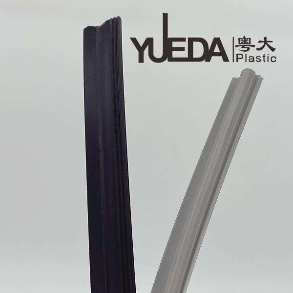 OEM ODM PVC Plastic Profiles Extruded Plastic Parts For Cabinets Glass Plastic Seal