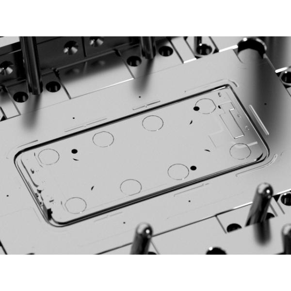 OEM / ODM: Вставка формовки и прозрачный трехпрочный корпус телефона (1 * 2) No.23689