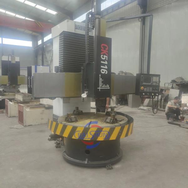 Tour verticale CNC d'occasion, machine de tournage, capacité 1600mm, usage moyen