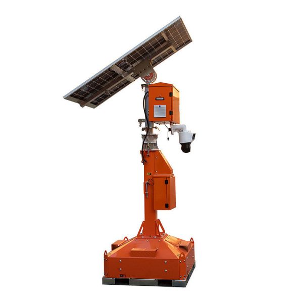 Simple Solar Light Tower Quick Deployment  Mast Height 3.5M Quick Deployment Telescopic Solar LED Light Tower