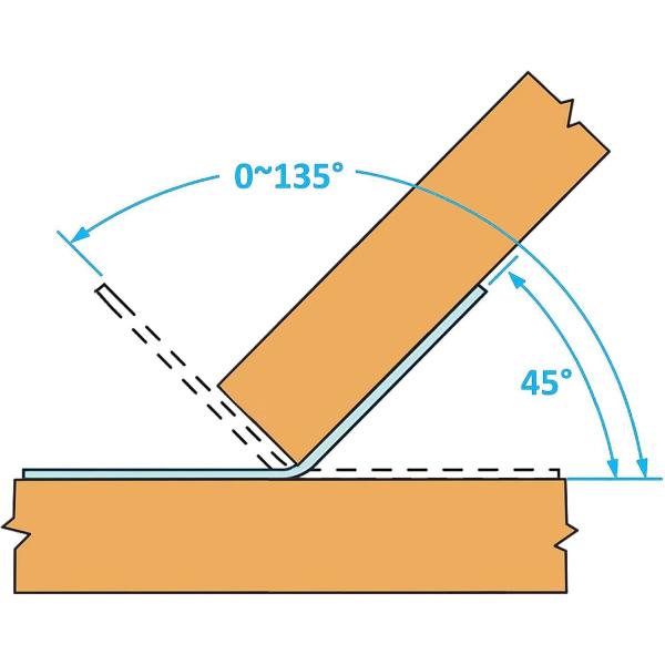 Skewable Jack Truss Wooden Connectors Skewed Nail Plate Tie Plate Bracket For Trusses