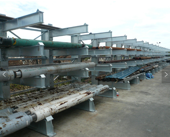 Industrial Long Pipe Cantilever Storage Rack Adjustable Multilayer Custom Size