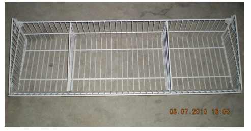 Supermarket Shelf Wire Hanging Cage Wire Mesh Cage