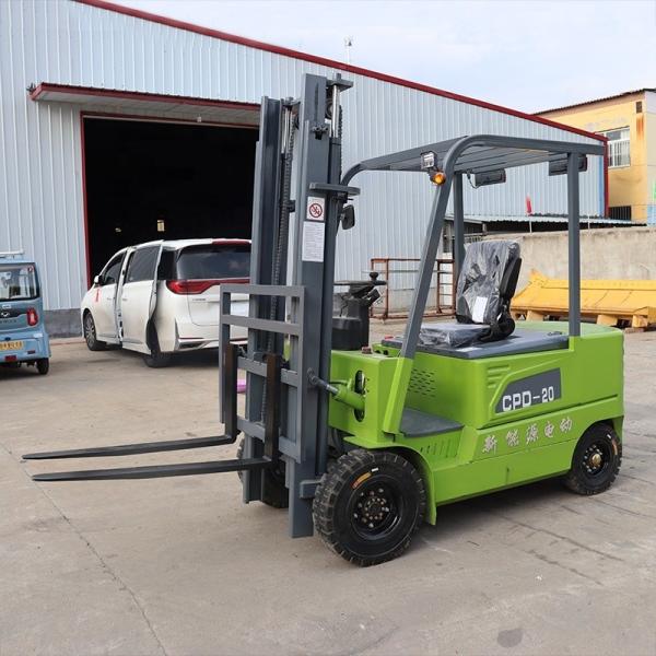 Electric Power 4 Wheel Electric Forklift 2300 Kg For All Electric Battery And Environmental Protection