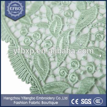 F50281 51-52 mint green nigerian cord lace for fashion dress