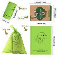 Sacs à provisions recyclables de déchets d'animal familier de chien de sac compostable biodégradable d'épicerie de PLA