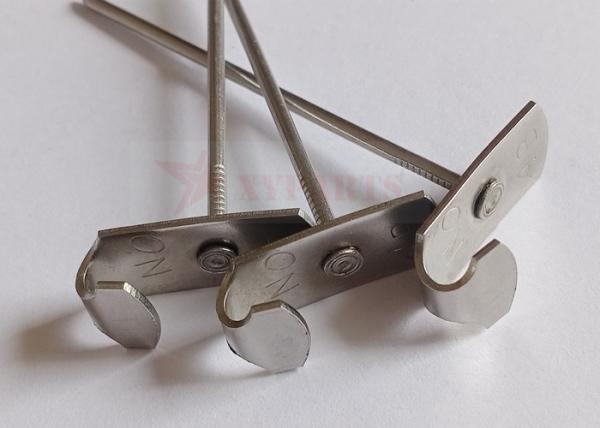 14ga X 2-1/2 Ss Rectangular Top Lacing Anchors To Secure Removable Insulating Blankets