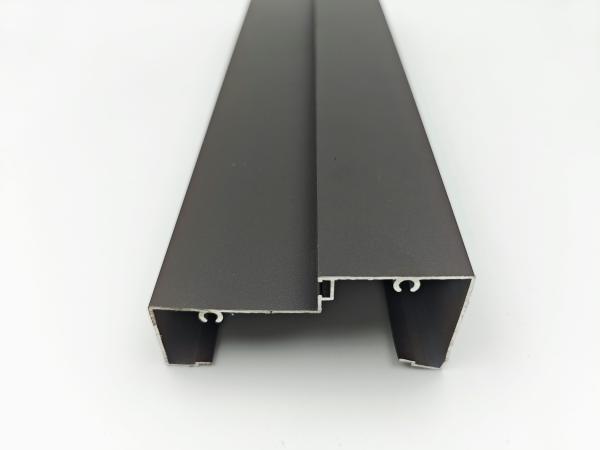 Dovetail Aluminum Extrusion Profile Mill Finish Embedded 0.8mm-3.0mm For Cutting / Bending