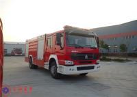 206Kw 4x2 Drive Commercial Fire Trucks Large Space Six Seats Foam Fire Truck