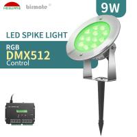 La lumière imperméable 9W SMD3535 RVB de pelouse de SS316L 380LM LED a mené Spike Light