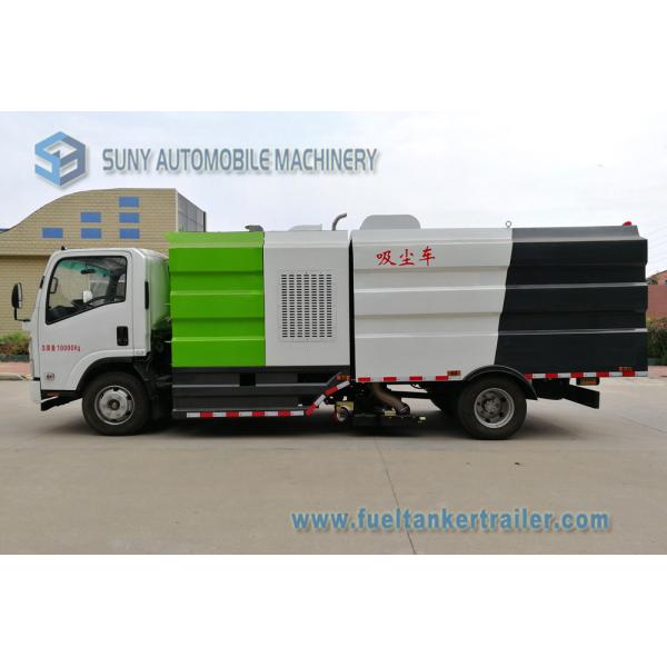 JAPAN ISUZU Vacuum Suction Dust Truck 700P 190hp Road Cleaning Vehicle 7000L Dry And Wet Street Sweeper Truck